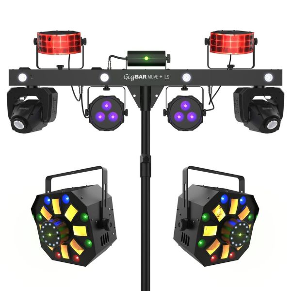 Projecteur LED Swarm Wash FX ILS Chauvet DJ - Effets Laser, Stroboscope, Derby Rotatif 4 En 1