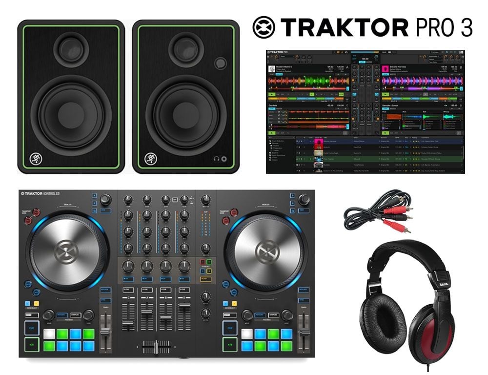 Native Instruments Traktor Kontrol S3 & CR4-X DJ Package Native Instruments Traktor Kontrol S3 & CR4-X DJ Package