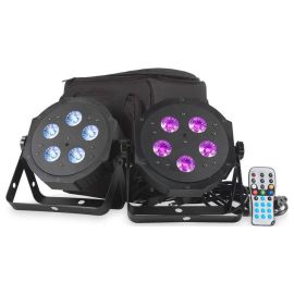 Kit Éclairage LED American DJ VPAR PAK - 2 PARs LED RGBA - Télécommande IR
