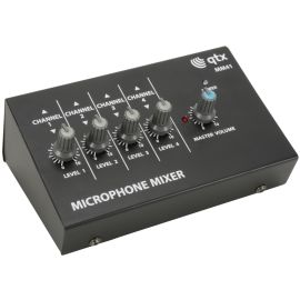 QTX 4 Channel Microphone Mixer