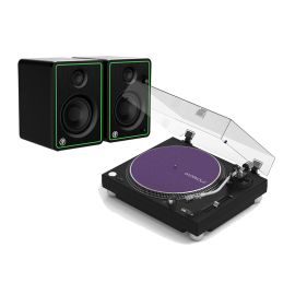 Glorious DJ VNL-500USB Turntable With Mackie CR4-X Active Speaker Package