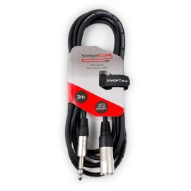 Stagecore CORE163LU3 6.3mm Stereo Jack - Male XLR 3m (Single)