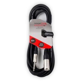 Stagecore CORE163LU3 6.3mm Stereo Jack - Male XLR 3m (Single)