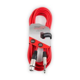 Stagecore CORE300LU6-RD Female XLR - 6.3mm Jack 6M Red