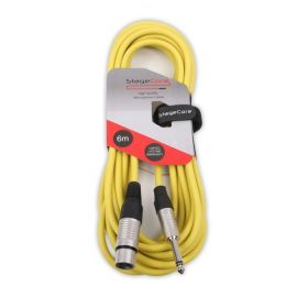 Stagecore CORE300LU6-YE Female XLR - 6.3mm Jack 6M Yellow