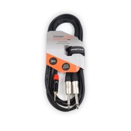 Stagecore iCORE170LU3 3.5mm Stereo Jack - 2 x 6.3mm Jack 3m