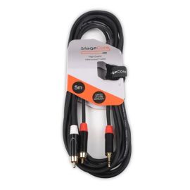 Stagecore iCORE215LU5 2 X Phono - 3.5mm Stereo Mini Jack 5m