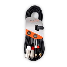 Stagecore iCORE370LU5 2 X Phono - 2 X Male XLR 5m