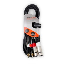 Stagecore iCORE380LU15 2 X Phono - 2 X Female XLR 1.5m