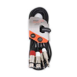 Stagecore iCORE400LU3 2 X 6.3mm Jack - 2 X Female XLR 3m