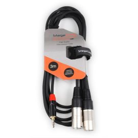 StageCore iCORE320LU3 2 X Male XLR - 3.5mm Jack 3M