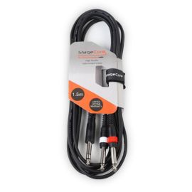 Stagecore AIROH210LU15 2 X 6.3mm Jack- 6.3mm Stereo Jack 1.5m