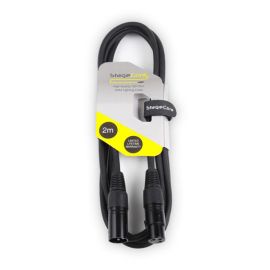 Stagecore SCDMX2 3 Pin XLR Male - 3 Pin XLR Female 120 ohm DMX Cable 2m