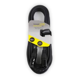 Stagecore SCDMX6 3 Pin XLR Male - 3 Pin XLR Female 120 ohm DMX Cable 6m