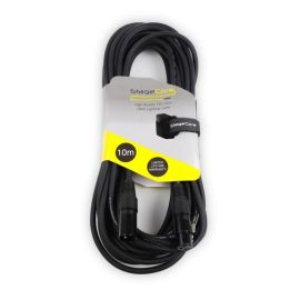 Stagecore SCDMX10 3 Pin XLR Male - 3 Pin XLR Female 120 ohm DMX Cable 10m