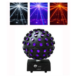 American DJ Starburst RGBWA + UV LED Mirror Ball Lighting Effect