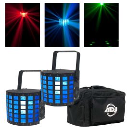 American DJ Mini Dekker RGBW LED Derby Effects With Bag Package