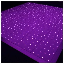 LEDJ Black RGB Starlit Dance Floor System 24ft x 24ft