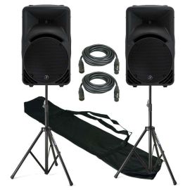 Mackie SRM450 V3 2000W Active PA Package With Stands