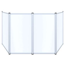 Novopro DJS2 Lightweight White Aluminum DJ Screen & Bag