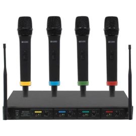 W Audio RM Quartet Handheld Radio Microphone System