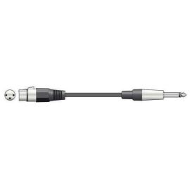 Chord XLR Fem-Jack Mic Lead 3M Black