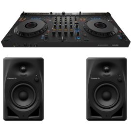 AlphaTheta DDJ-GRV6 + DM-40D Bundle