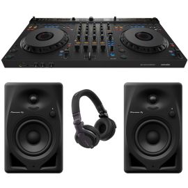 AlphaTheta DDJ-GRV6, DM-40D + HDJ-CUE1 Bundle