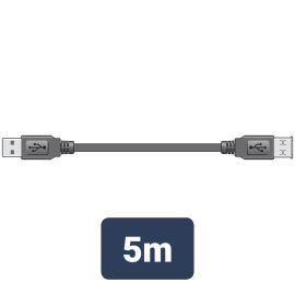 AV Link USB 2.0 Type A Plug to Type A Socket Male to Female