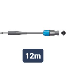 Chord Classic 6.3mm Jack To Speakon Plug 12m