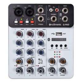 Citronic Q-PAD Mini Mixer with USB/BT