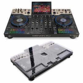 Denon DJ PRIME 4 G2 + Decksaver Protective Cover Bundle