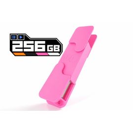 DJ TechTools Chroma USB Drive MK2 256GB Pop Pink with metal connector covers closed