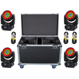 Equinox 4x Fusion 260ZR + 4 Way Fusion 260ZR Flight Case