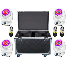 Equinox 4x Fusion 260ZR White + 4 Way Fusion 260ZR Flight Case
