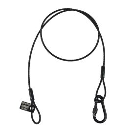 Equinox 75cm Black Stainless Steel Safety Wire 25kg