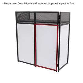 Equinox Combi Booth System Replacement White Lycra Set