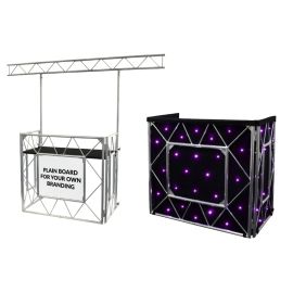 Equinox Truss booth + Overhead kit + Quad Led Starcloth