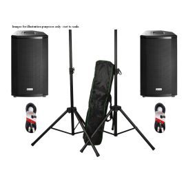 FBT Ventis 112A 1800W Active PA Package With Stands