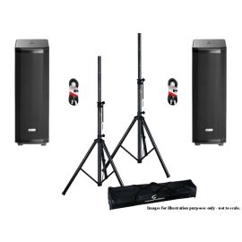 FBT Ventis 206A 1800W Active PA Package With Stands