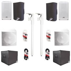 FBT VN 4000 Package 4200 watts RMS Active PA System (White)
