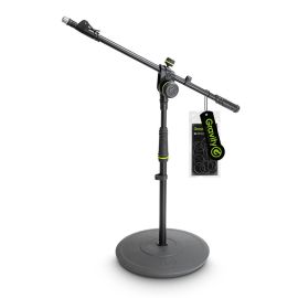 Gravity MS 2222 B Short Microphone Stand With Round Base & Boom