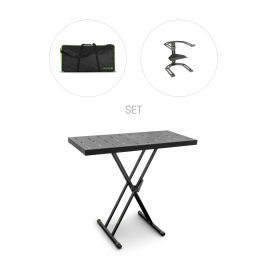 Gravity Keyboard stand X-Form double and support table Set 2