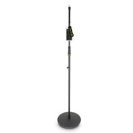 Gravity MS 23 Microphone Stand with Round Base Black