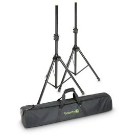 Gravity SS 5211 B SET 1 Aluminium Speaker Stands With Carrying Bag