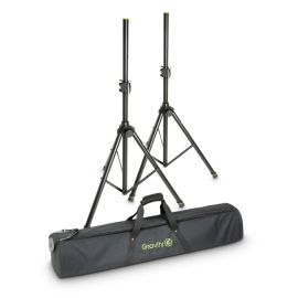 Gravity SS 5212 B SET 1 Steel Speaker Stands With Carrying Bag