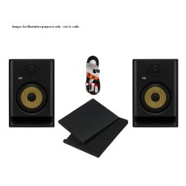 KRK RP7 Gen 5 (Pair) With Isolation Pads & Cables Package