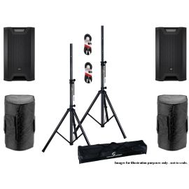 LD Systems ICOA 12A (Pair) with Speaker Stands and Covers