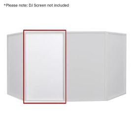 LEDJ Replacement Lycra For Foldable DJ Screen White (Single)
