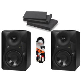 Mackie MR624 With Isolation Pads & Cable